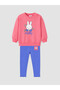 Rmz Gi̇yi̇m Farkiyla Miffy Printed Baby Girl Set