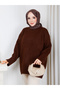 Women's Oversize Soft Knitwear Tunic Long Cut Casual Sweater - 4