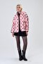 Polka Dot Welsoft Plush Fabric Design Coat - 4