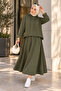 Women's Hooded Tunic Skirt Oysho Set Sb0066 - 3