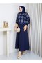 Women's Fuzzy Diamond Patterned Soft Knit Sweater - 3