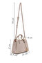 Women's Cream Long Strap Shoulder Bag Wb240007Sf - 5
