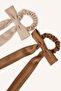 Women's 2-Piece Bow Ribbon Hair Accessory Hairpin Set I6970Axns - 2