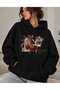 Unisex Men/Women Evercery Colorful Custom Printed Cotton Oversize Hooded Sweatshirt