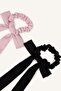 Women's 2-Piece Bow Ribbon Hair Accessory Hairpin Set I6970Axns - 3