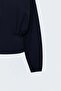 Zippered Jacket - Navy Blue - 4
