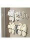 Wall Mounted Shoe Rack, Sturdy Iron, Rotatable, Suction Cup Gray - 5