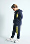 Fenerbahçe Hooded Zippered Thick Fabric Printed Cardigan for Boys I6634A826Wn - 2