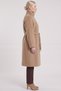 Big Button Cashmere Coat Beige - 5