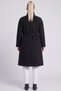 Big Button Cashmere Coat Black - 4