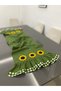 Ruffled Sunflower Motif Runner (Liquid-Proof/Stain-Resistant) - 4