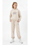 Bloom with Grace Printed Hooded Girls' Top and Bottom Tracksuit Set