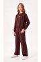New Team London Printed Soft Textured-Comfort Fabric Girls' Top and Bottom Tracksuit Set - 2
