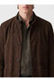 Rmz Gi̇yi̇m Farkiyla Standard Fit Stand Collar Suede Men's Coat - 3