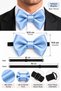 Adult Large Bow Tie Matte Satin Adjustable Groom Suit - 2