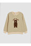 Zero Roba Collar Striped Baby Boy Thick Sweatshirt from Uzg Store for Style Enthusiasts