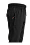 Gnc Men's Cotton Flexible Elastic Waist Drawstring 3 Zipper Pockets Straight Leg Sweatpants - 3