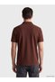 Vizyon New Season Brown Polo Collar Pique Men's T-Shirt - 3