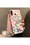 Samsung Galaxy A30/A20 Compatible Fresh Pink White Flower Ivy Full Surround Elegant Shockproof Printing
