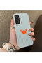 Samsung Galaxy M15 Compatible Simple Line Cartoon Little Red Crab Impact Resistant Drawing