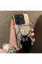 Redmi Note 14 4g Compatible Simple Striped Cute Black Cat Impact Wear-Resistant Art Print