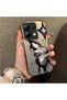 Redmi Note 13 4g Compatible Cool Ink Pink White Butterfly Star Simple Style Shock Absorbing
