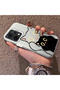 Oppo Reno 14F Compatible Simple Striped Cute Black Cat Impact-Resistant Wear-Resistant Art Print - 2