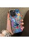 iPhone 16 Pro Compatible Colorful Decorated Cartoon Cute Monster Shock-Proof Pattern