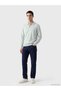 Peak New Season Green Polo Collar Men's Knitwear Sweater - 2