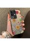 Vivo Y29 4g Compatible Colorful Multicolor Daisy Plants Retro Hand Drawn Flower Print