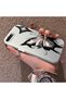 iPhone 7 Plus/8 Plus Compatible Cool Ink Pink White Butterfly Star Simple Style Shock Absorbing - 2