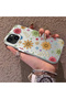 iPhone 14 Plus/15 Plus Compatible Colorful Multicolor Daisy Plants Retro Hand Drawn Flower Print - 2