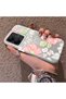 Vivo V60 Lite 4G/5G Compatible Fresh Pink White Flower Ivy Full Surround Elegant Shockproof Printing - 2
