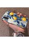 Samsung Galaxy S20 Fe 4G/5G Compatible Yellow Lemon Blue Leaf White Small Flower Shock Absorbing Protection - 2