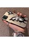 Samsung Galaxy A03/A04E/A04 Compatible Cool Ink Pink White Butterfly Star Simple Style Shock Absorbent - 2