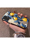 Samsung Galaxy A72 Compatible Yellow Lemon Blue Leaf White Small Flower Shock Absorbing Protection - 2