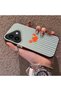 iPhone 16 Plus Compatible Simple Striped Cartoon Little Red Crab Shockproof Drawing - 2