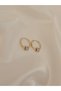 Women's Xuping Stone-Studded Hoop Model Earrings - 2
