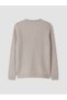 Peak New Season Beige Crew Neck Men's Knitwear Sweater - 7