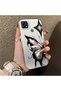 Oppo A15/A15S Compatible Cool Ink Pink White Butterfly Star Simple Style Shock Absorbing