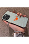 iPhone 16 Pro Max Compatible Simple Striped Cartoon Little Red Crab Shockproof Drawing - 2