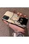 Poco M5S Compatible Simple Stripes Cute Black Cat Impact Resistant Wear-Resistant Art Print - 2