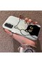 Redmi Note 11/Note 11S Compatible Simple Striped Cute Black Cat Impact Wear-Resistant Art Print - 2