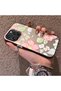 iPhone 16 Pro Max Compatible Fresh Pink White Flower Ivy Full Surround Elegant Shockproof Print - 2