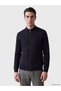 I Standart Fit Upright Roba Collar Men's Knitwear Cardigan from Freezen Store