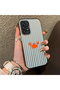 Samsung Galaxy A33 Compatible Simple Line Cartoon Little Red Crab Impact-Resistant Drawing