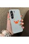 Tecno Camon 40 Compatible Simple Striped Cartoon Little Red Crab Shockproof Drawing