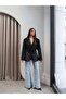 Stone Embellished Belted Blazer Jacket - 4