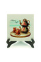 Istanbul - Tea Printed Wooden Tabletop Decoration - 2