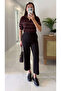 Tedly Bitter Brown Carrot Pants - 4